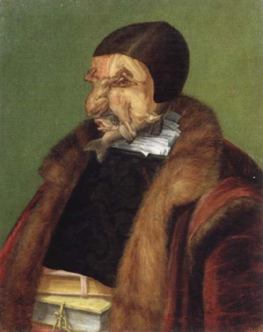 Giuseppe Arcimboldo The jurist oil painting image